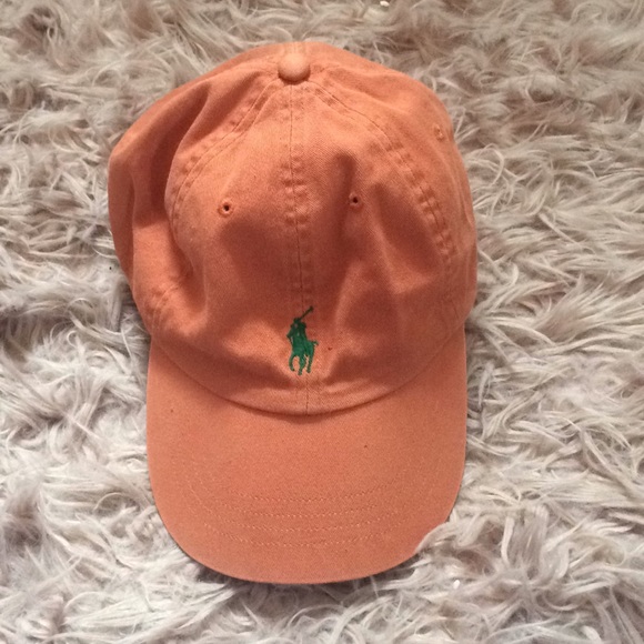 Polo Ralph Lauren Accessories - RL POLO Orange Cap EUC!
